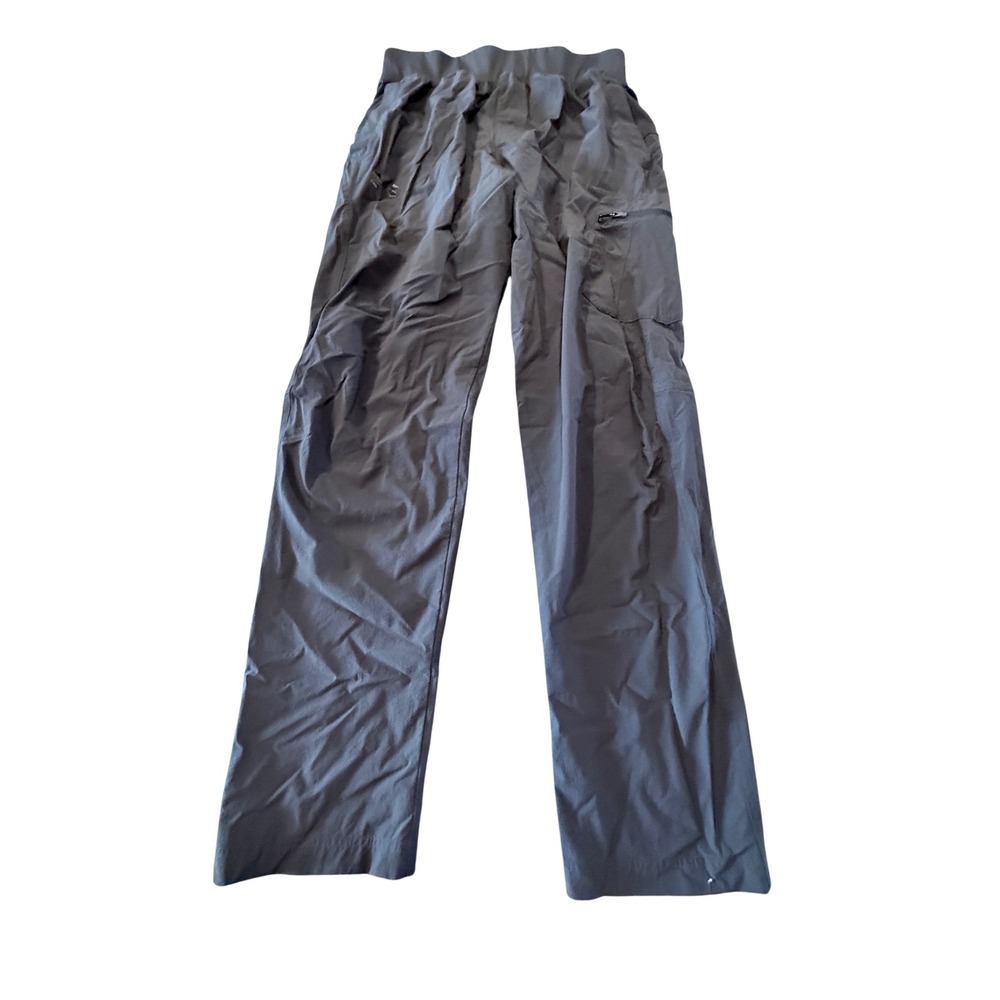 Under Armour Mens Large Gray Fitted Athletic Training Pants Zip Pockets 0232